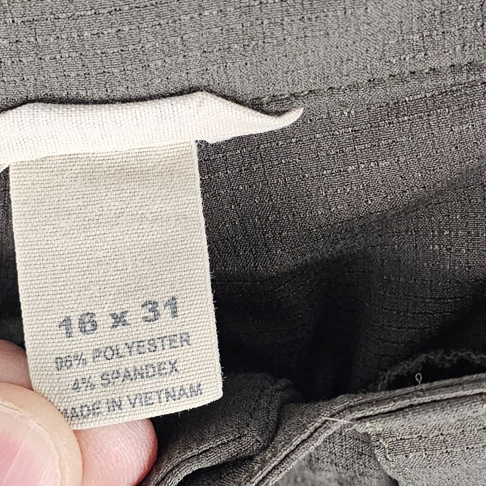 Duluth Trading Co. Convertible Pants Womens 16x31 Breezeshooter Slim Leg 56704A - Picture 8 of 11